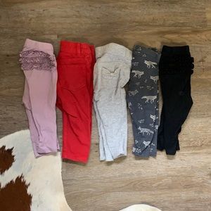 Baby girl pants bundle